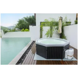 MSpa PureHaven aufblasbarer Whirlpool 193x193x76 cm für 6 Personen selbstreinigend inkl. Filterkatuschen und Abdeckung Leergewicht 24 kg
