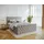 kaiser möbel Kontinentalbett Mars Mit Bettkasten Stoff Riviera - Beige, 140x200 cm, Schlafzimmer, Betten, Boxspringbetten