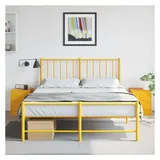 vidaXL Nachtschrank 2 Stk. 34,5 x 39 x 44 cm Gelb
