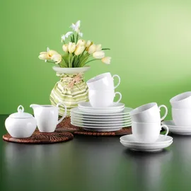 SELTMANN WEIDEN Rondo/Liane Teetasse mit Untertasse 0,2 l Weiß 6 St.