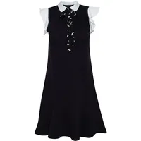 Vive Maria - Rockabilly Kurzes Kleid - Chère Camille Dress - XS bis XXL - für Damen - Größe S - schwarz/weiß - S