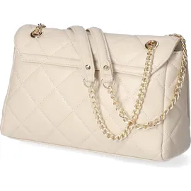 Valentino Ocarina Umhängetasche Kunstleder Beige/Weiß