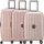 Delsey Carrousel Koffer-Set 3-tlg. pink/rosa