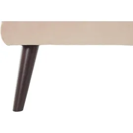 Home Affaire Hocker Hemmink Mikrofaser 58 x 47 x 44 cm Beige