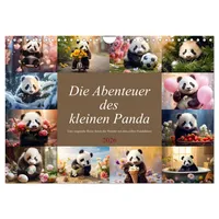 Calvendo Die Abenteuer des kleinen Panda (Wandkalender 2026 DIN