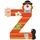 Sevi Holzbuchstabe Z Clown (81762)