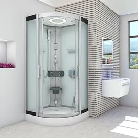 AcquaVapore Duschkabine Dusche D58-00M0-EC 80x80 cm Mit 2k Scheiben Versiegelung