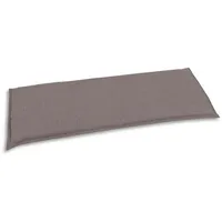 GO-DE Bankauflage, Taupe, Textil, Uni, Füllung: Schaumstoff, Vlies, 48x6x115