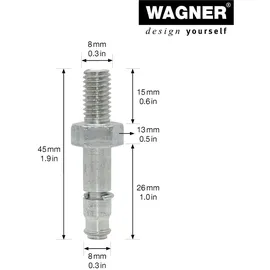 Wagner Gewindestift M 8 mm x 14 mm 2 Stück