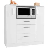 VCM Unterschrank Esilo 109 x 40 x 110 cm Weiß