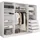 masseno Schwebetürenschrank TARI 270 x 205 x 58 cm Weiß