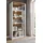 furn.design Standregal 90 x 198 x 43 cm Weiß