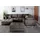 Collection AB Wohnlandschaft COLLECTION AB "Toni U-Form, B: 298 cm", anthrazit, B:298cm H:44cm T:203cm, 95%Polyester;5%Nylon, Sofas, Wohnlandschaft, Set: Sofa & Hocker, 2 Zierkissen, Federkern