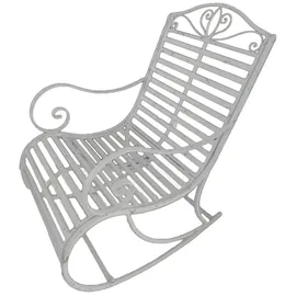Garden Pleasure Tambo Schaukelstuhl 57 x 99,5 x 84 cm weiß