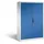 C+P CP Stahlschrank 8931-503 S10422 lichtgrau, enzianblau 4 Fachböden 120,0 x 50,0 x 195,0 cm, aufgebaut, 1 St.