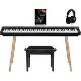 Classic Cantabile SP-316 Stage Piano Home Set Schwarz
