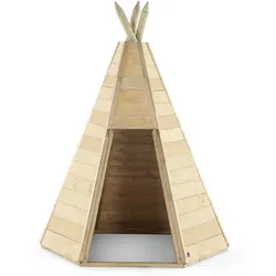 Plum Holz Tipi Hideaway 170, Outdoor-Tipi aus Holz, Spielzelt, 1,70 m hoch One Size