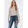 Only Onlmette V-Neck LS Smock Top Beige S
