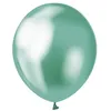7 glossy Luftballons grün