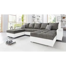 Collection AB Wohnlandschaft, mit Bettfunktion, Bettkasten, und links oder rechts montierbarer XXL-Recamiere, inklusive Federkern und Zierkissen