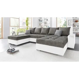 Collection AB Wohnlandschaft, mit Bettfunktion, Bettkasten, und links oder rechts montierbarer XXL-Recamiere, inklusive Federkern und Zierkissen