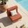 Oviala Sessel Loungesessel orange