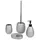 Testrut Hollywood Badaccessoire-Set Silber/Schwarz
