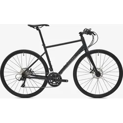 Rennrad Endurance RC500 Flatbar AF Shimano Sora Grau carbongrau M