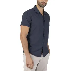 Timezone Kurzarmhemd - Herren - Dark Blue - XL