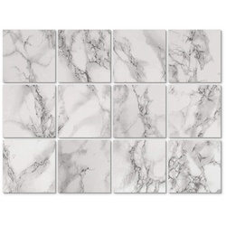 K&L Wall Art Fliesenaufkleber »Marmormuster«, selbstklebend