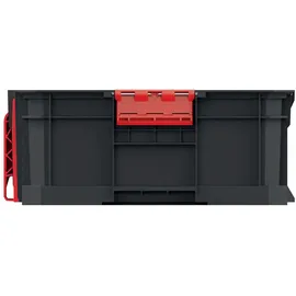 Kistenberg Organizer MODULAR SOLUTION 15 Sortimentsbox mit 9 Bechern rot/schwarz 33,1 x 51,7 x 13,4 cm