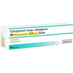 CALCIPOTRIOL comp.-ratioph.50 μg/g + 0,5 mg/g Sal. 60 g
