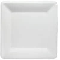 Wisefood Einwegteller quadratisch 26 cm weiß 50er Set
