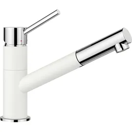 Blanco KANO-S Schlauchbrause silgranitweiß/Chrom