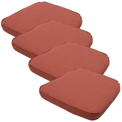Stuhlkissen Outdoor 4er-Set - Madison Ökostoffe - Wasserabweisend, UV-Schutz, Antibakteriell, Recycelt - Terra 48x48x7cm - 3 Jahre Garantie