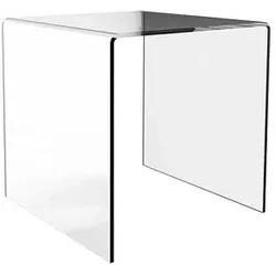 fm STATUS Beistelltisch Kunststoff transparent 50,0 x 50,0 x 50,0 cm