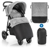 Zamboo Universal Decke für Kinderwagen und Buggy - Beindecke für Sportwagen & Schwarz