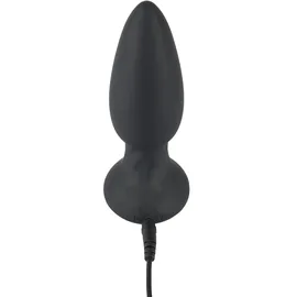 Black Velvets Analplug „RC Rotating Plug“ mit Fernbedienung, schwarz