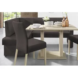 Home Affaire Eckbank »Umag«, Sitz und Rücken gepolstert, verschiedene Qualitäten braun Sitzbänke, 11034805-0 B/H/T: 190 cm x 89 cm x 140 cm