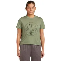 Icebreaker Merino 150 Tech Lite Crop Tee Lichen S
