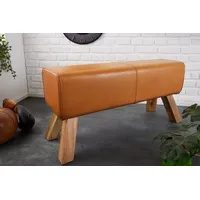 Riess-Ambiente Sitzbank TURNBOCK Cognac 100 x 40 x 48 cm