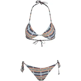 URBAN CLASSICS Inka Bikini White / Yellow Light / Blue poupre 2XL