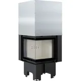 Kamineinsatz kratki VN 480/480 mit 8 kW linke Seitenscheibe links mit Hebetür
