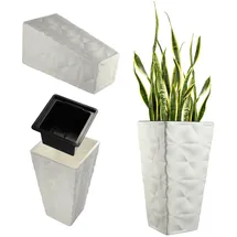 Kadax 29 x 29 x 55,5 cm Weiß