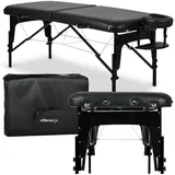 Habys Massageliege Estetic Black 2 Zonen Kosmetikliege Massageliege Holz Klappbar (1-St)
