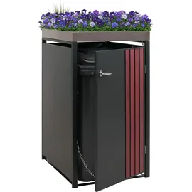 MCW Mülltonnenverkleidung O67 125 x 84 cm anthrazit