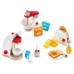 Hape Spar-Set 3 Küchengeräte, weiß