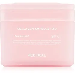 MEDIHEAL Collagen Ampoule Pad tonisierende Pads spendet spannender Haut Feuchtigkeit 100 St.