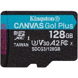 Kingston microSDXC Canvas Go! Plus 128GB Class 10 UHS-I A2 V30