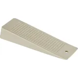 Wenko - 2er Set Tür Keil Fenster Stopper Haushalt Helfer Schutz Kratzern Gummi - Beige